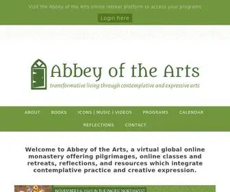 Abbeyofthearts.com(Transformative Living through Contemplative & Expressive Arts) Screenshot