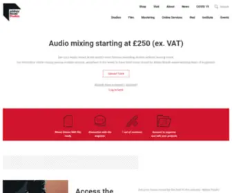Abbeyroadonlinemixing.com(Online Mixing) Screenshot