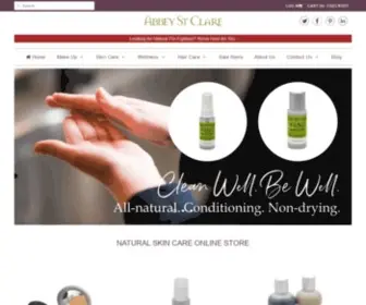 Abbeystclare.com(Body Care Products) Screenshot