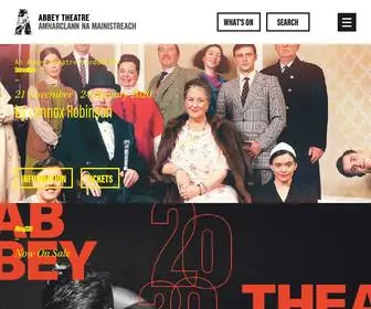 Abbeytheatre.ie(The Abbey Theatre) Screenshot