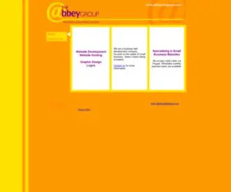 Abbeywebdesign.com(The Abbey Group web site design development hosting) Screenshot