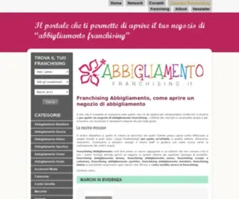 Abbigliamentofranchising.it(Franchising Abbigliamento) Screenshot