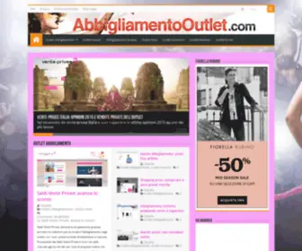 Abbigliamentooutlet.com(Outlet Abbigliamento) Screenshot