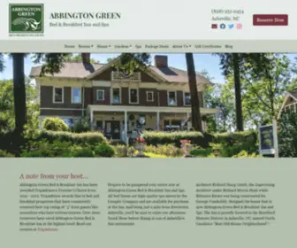 Abbingtongreen.com(Asheville Bed and Breakfast) Screenshot