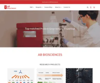 Abbiosciences.com(AB Biosciences) Screenshot