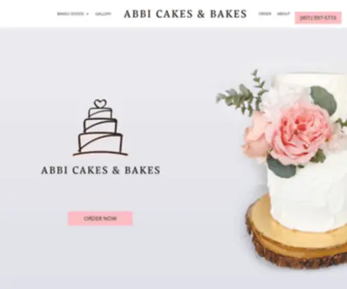 Abbiscakesandbakes.com(Abbi Cakes & Bakes) Screenshot