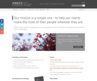 Abbisscadres.com(Professional Services Firm) Screenshot