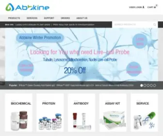 Abbkine.com(Antibodies, proteins, biochemicals, assay kits for life science research) Screenshot
