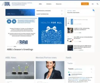 ABBL.lu(The Luxembourg Bankers' Association) Screenshot