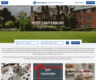 Abbotsbartonhotel.com(BW Abbots Barton Hotel) Screenshot