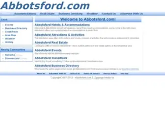 Abbotsford.com(Abbotsford BC City Guide and Tourism Information) Screenshot