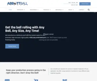 Abbottball.com(Abbott Ball Company) Screenshot