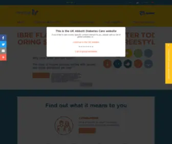 Abbottdiabetescare.co.uk(FreeStyle Glucose Meters) Screenshot