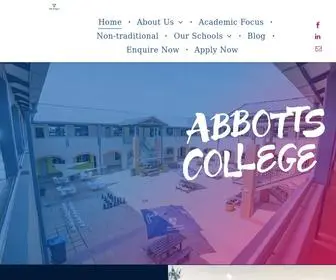 Abbotts.co.za(Abbotts Colleges) Screenshot