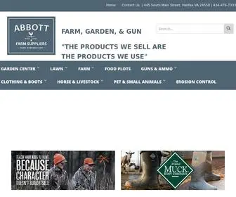 Abbottsinc.com(Abbott Farm Suppliers) Screenshot