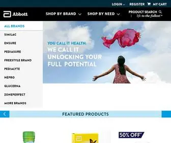 Abbottstore.com(Products for Every Stage of Life) Screenshot