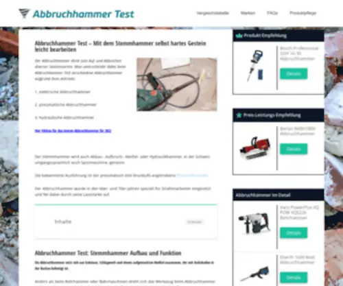 Abbruchhammertest.com(Abbruchhammertest) Screenshot