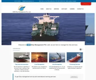 Abbshipmanagement.com(ABB Ship Management Pvt) Screenshot