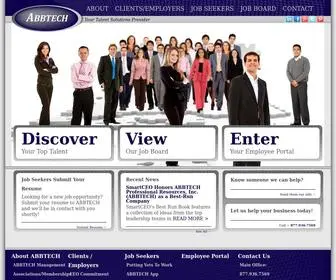 Abbtech.com(Professional Resources) Screenshot