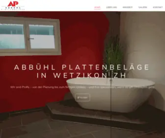 Abbuehl-Plattenbelaege.ch(Abbühl Plattenbeläge) Screenshot