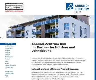 Abbundzentrum-ULM.de(Abbund-Zentrum Ulm GmbH) Screenshot