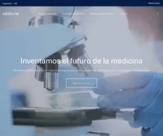 Abbvie.com.ar(Investigación y desarrollo farmacéutico) Screenshot