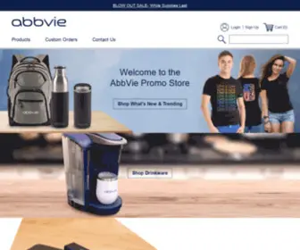 Abbviepromostore.com(AbbVie Promo Store) Screenshot