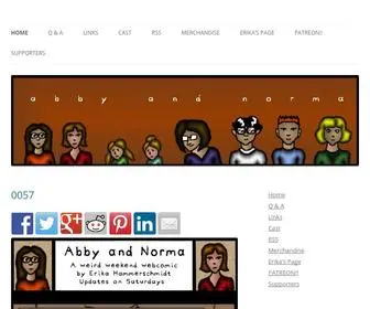 Abbyandnorma.com(Abby and Norma) Screenshot