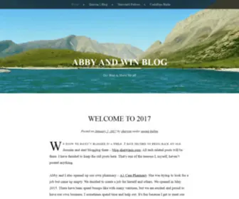 Abbyandwin.net(Just another WordPress site) Screenshot