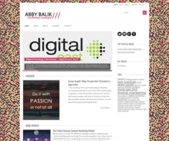 Abbybalik.com(Abby Balik) Screenshot