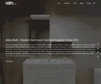 Abbybath.com(ABBY BATH) Screenshot