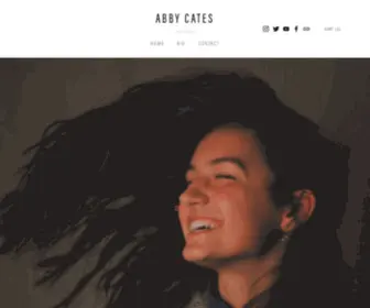 Abbycatesmusic.com(Abby Cates) Screenshot