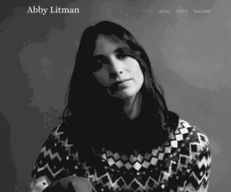 Abbylitman.com(Abby Litman Music) Screenshot