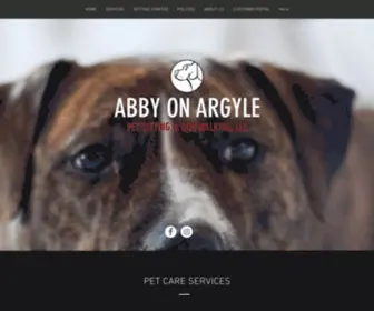 Abbyonargyle.com(Ditmas Park Dog Walker) Screenshot