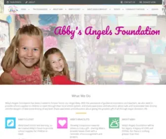 Abbysangelsfoundation.org(Abby's Angels Foundation) Screenshot