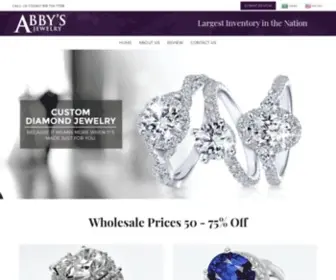 Abbysjewelryok.com(Enjoy Diamond Rings) Screenshot