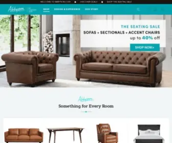 Abbyson.com(Makers of The Living Experience) Screenshot