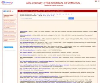 ABC-Chemistry.org(Chemistry) Screenshot