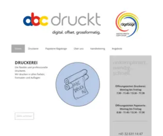 ABC-Druck.ch(Digitaldruck) Screenshot