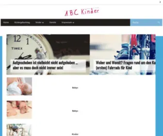 ABC-Kinder.de(Blog für Eltern) Screenshot