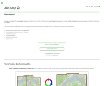 ABC-Map.fr(Système d'Information Géographique) Screenshot