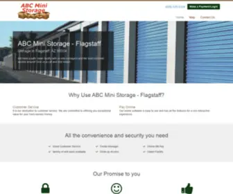 ABC-Ministorage.com(ABC Mini Storage) Screenshot