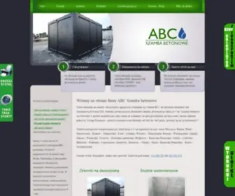 ABC-Szambabetonowe.pl(Sprzedaż szczelnych szamb betonowych) Screenshot