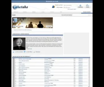 ABC-Tabs.com(ABC des tablatures) Screenshot
