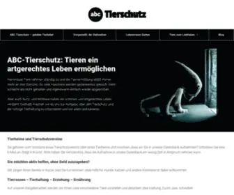 ABC-Tierschutz.de(Gelebte Tierliebe) Screenshot