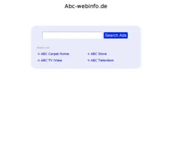 ABC-Webinfo.de(Webinfo's fuer alle auf der ABC Webinfo) Screenshot