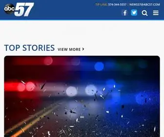 ABC57.com(ABC57 Home) Screenshot