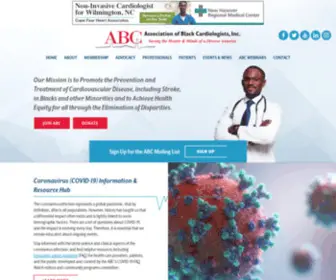 ABCArdio.org(Association of Black Cardiologists) Screenshot
