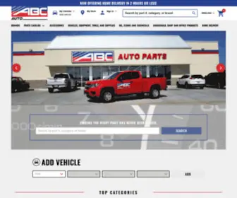 ABCAuto.com(ABC Auto Parts) Screenshot