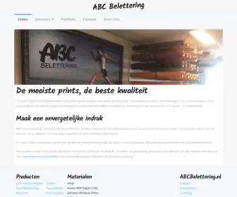 ABCBelettering.nl(ABC Belettering) Screenshot